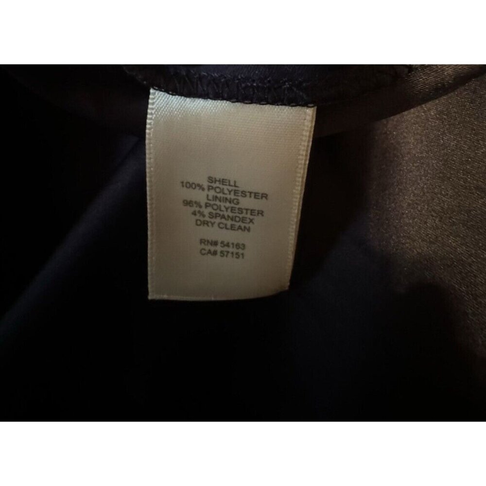 Eliza J. Evening Formal Dress 18 Navy Blue Flowy Wedding Church Party NWT - Picture 10 of 16